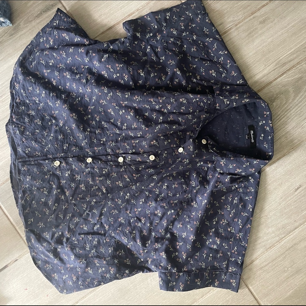 Small Madewell Floral Button down